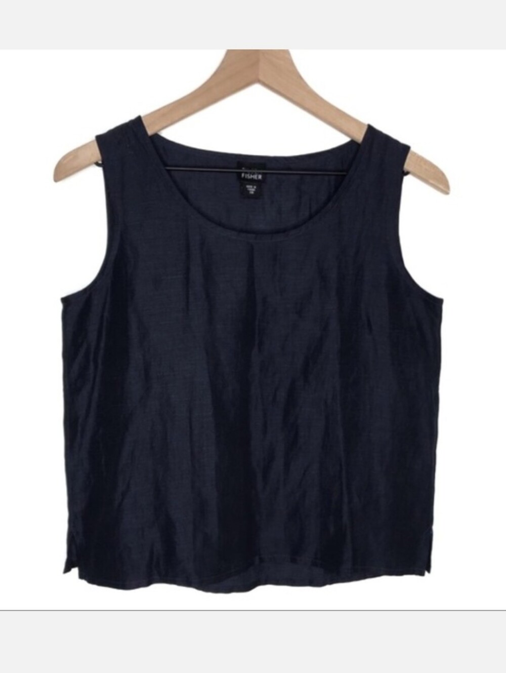 Eileen Fisher Silk Linen Blend Tank Size XS